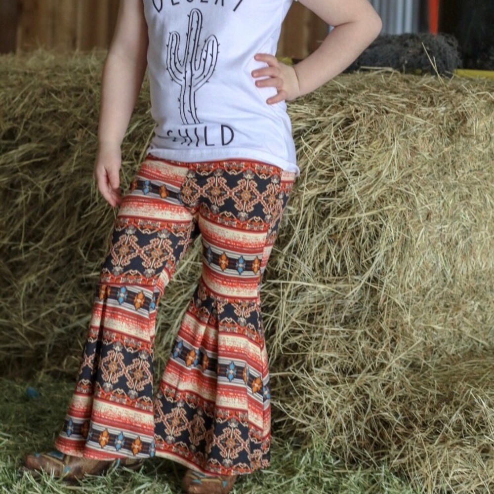70’s Style Toddler Bell Bottoms